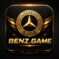 Benz Game official homepage banner with mobile app interface